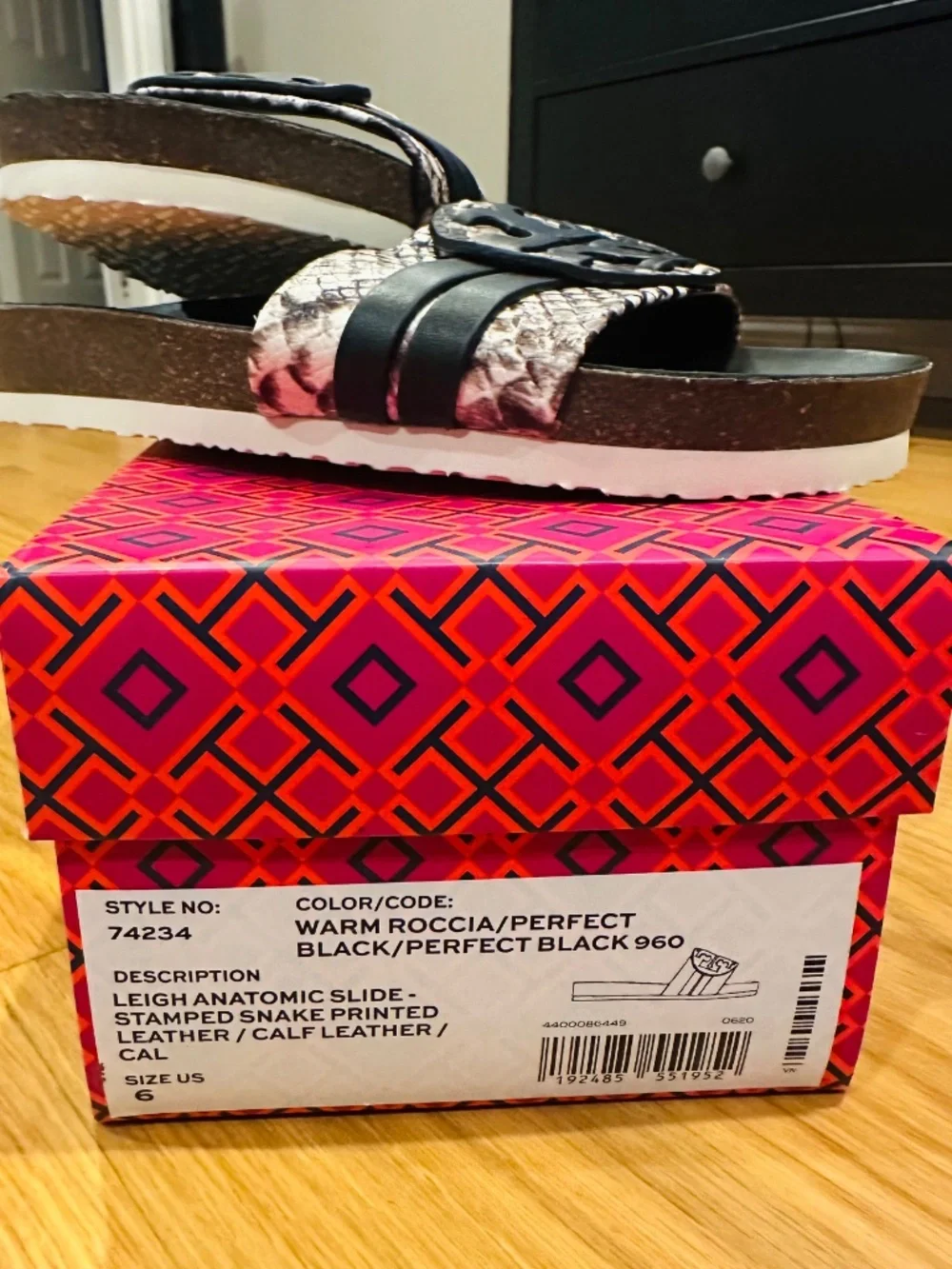 Tory Burch Leigh Anatomic Slide Sandals